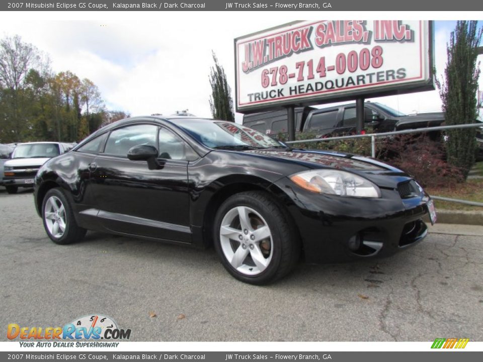 2007 Mitsubishi Eclipse GS Coupe Kalapana Black / Dark Charcoal Photo #11