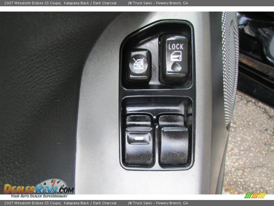 2007 Mitsubishi Eclipse GS Coupe Kalapana Black / Dark Charcoal Photo #15