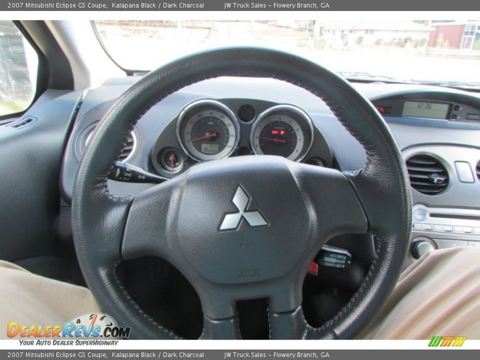 2007 Mitsubishi Eclipse GS Coupe Kalapana Black / Dark Charcoal Photo #20
