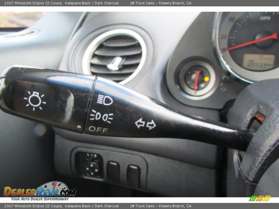 2007 Mitsubishi Eclipse GS Coupe Kalapana Black / Dark Charcoal Photo #21