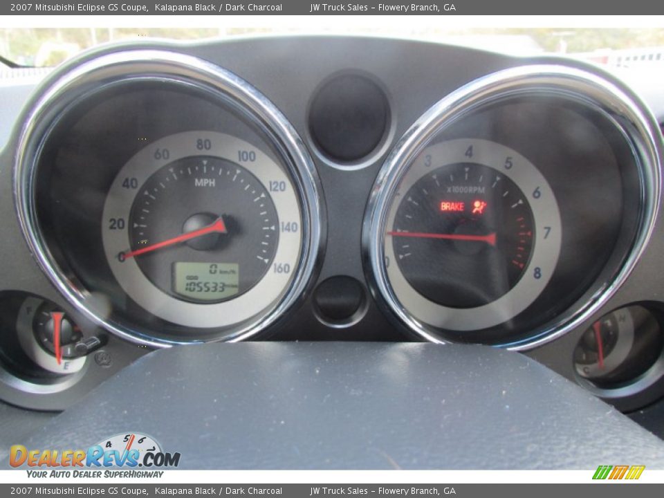 2007 Mitsubishi Eclipse GS Coupe Kalapana Black / Dark Charcoal Photo #22