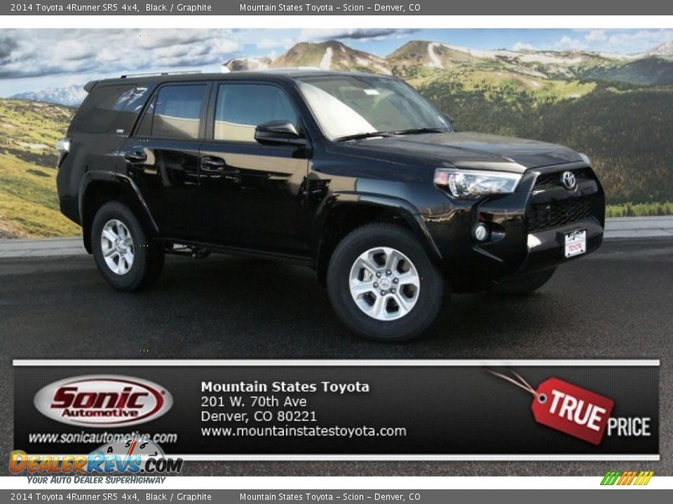 2014 Toyota 4Runner SR5 4x4 Black / Graphite Photo #1