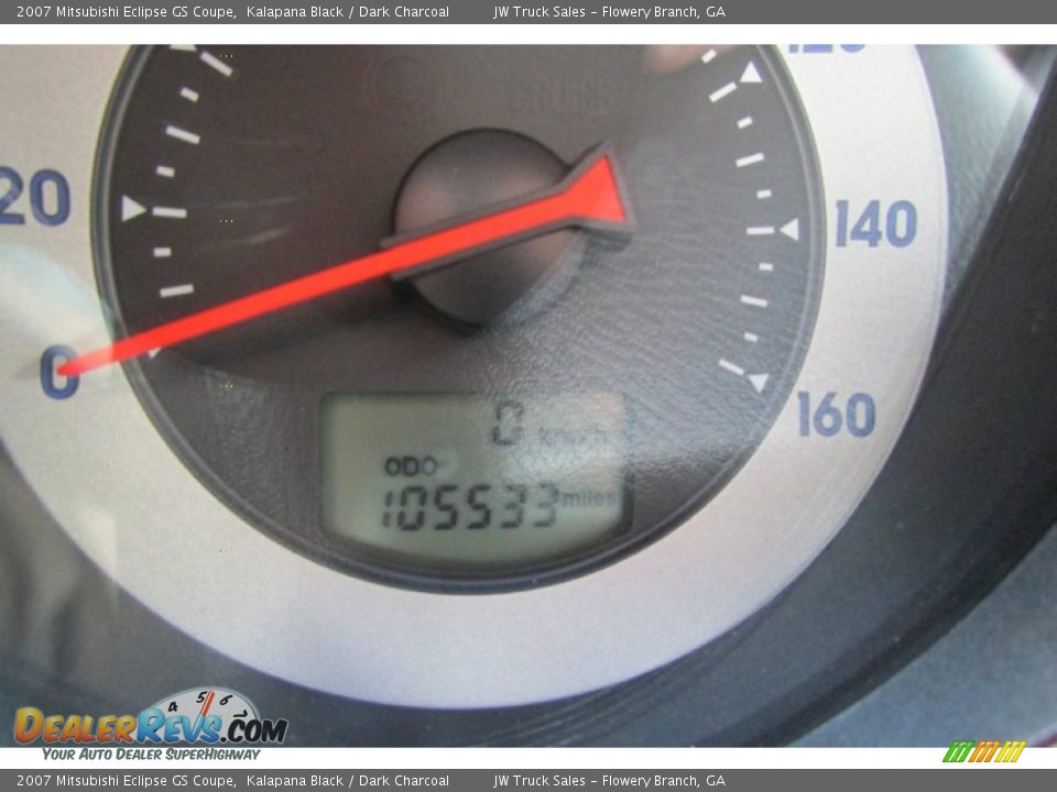 2007 Mitsubishi Eclipse GS Coupe Kalapana Black / Dark Charcoal Photo #23