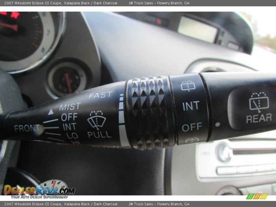 2007 Mitsubishi Eclipse GS Coupe Kalapana Black / Dark Charcoal Photo #24