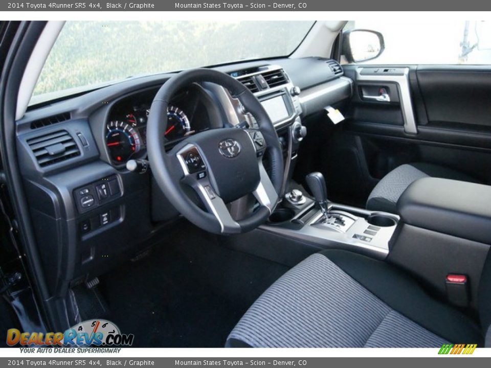 2014 Toyota 4Runner SR5 4x4 Black / Graphite Photo #5