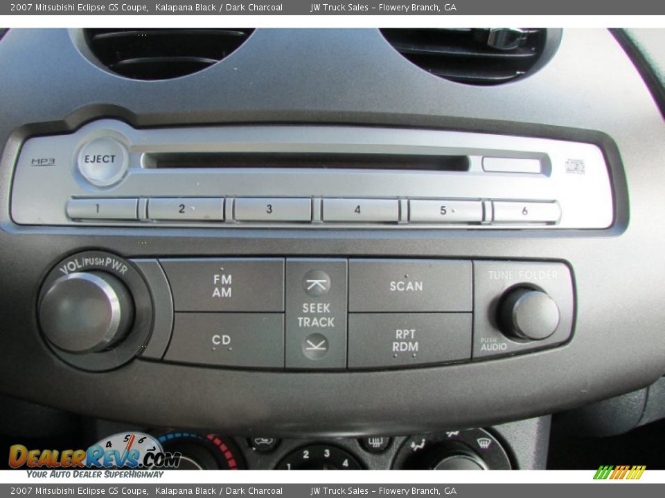 2007 Mitsubishi Eclipse GS Coupe Kalapana Black / Dark Charcoal Photo #28