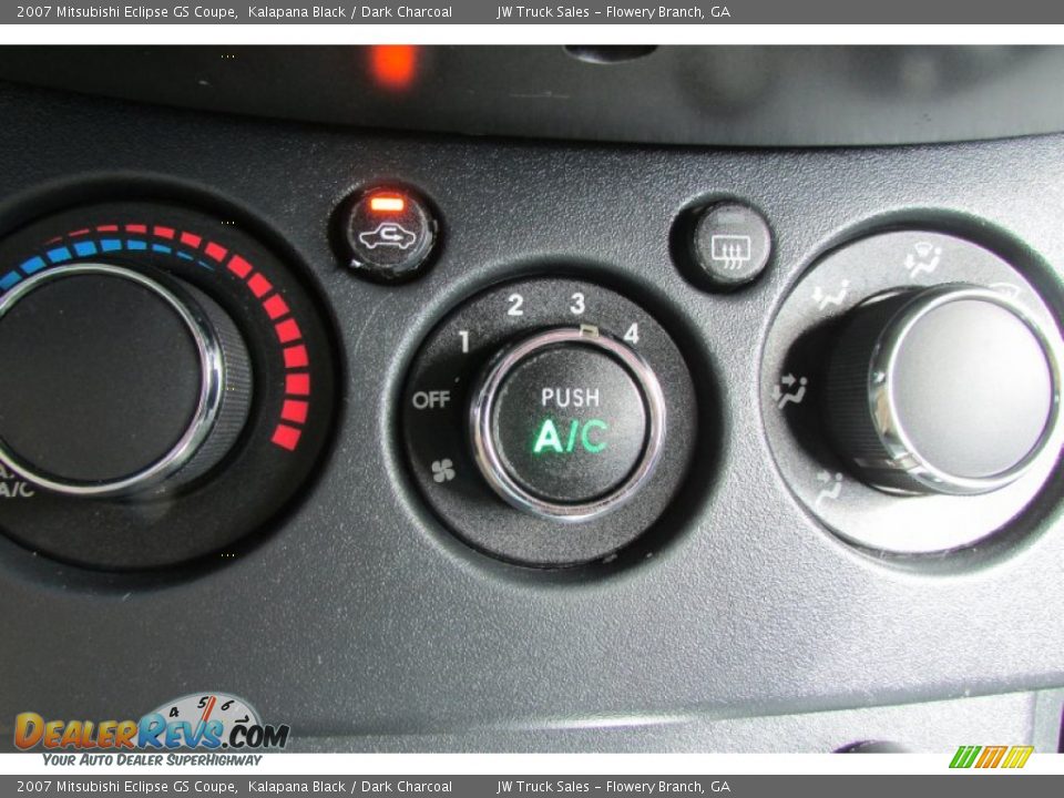 2007 Mitsubishi Eclipse GS Coupe Kalapana Black / Dark Charcoal Photo #29