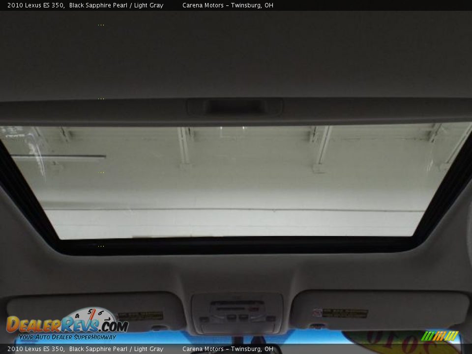 2010 Lexus ES 350 Black Sapphire Pearl / Light Gray Photo #3