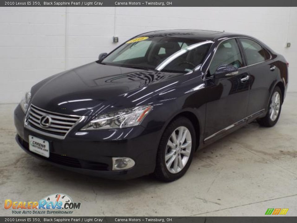 2010 Lexus ES 350 Black Sapphire Pearl / Light Gray Photo #4