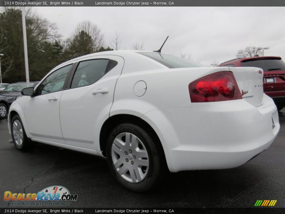 2014 Dodge Avenger SE Bright White / Black Photo #2
