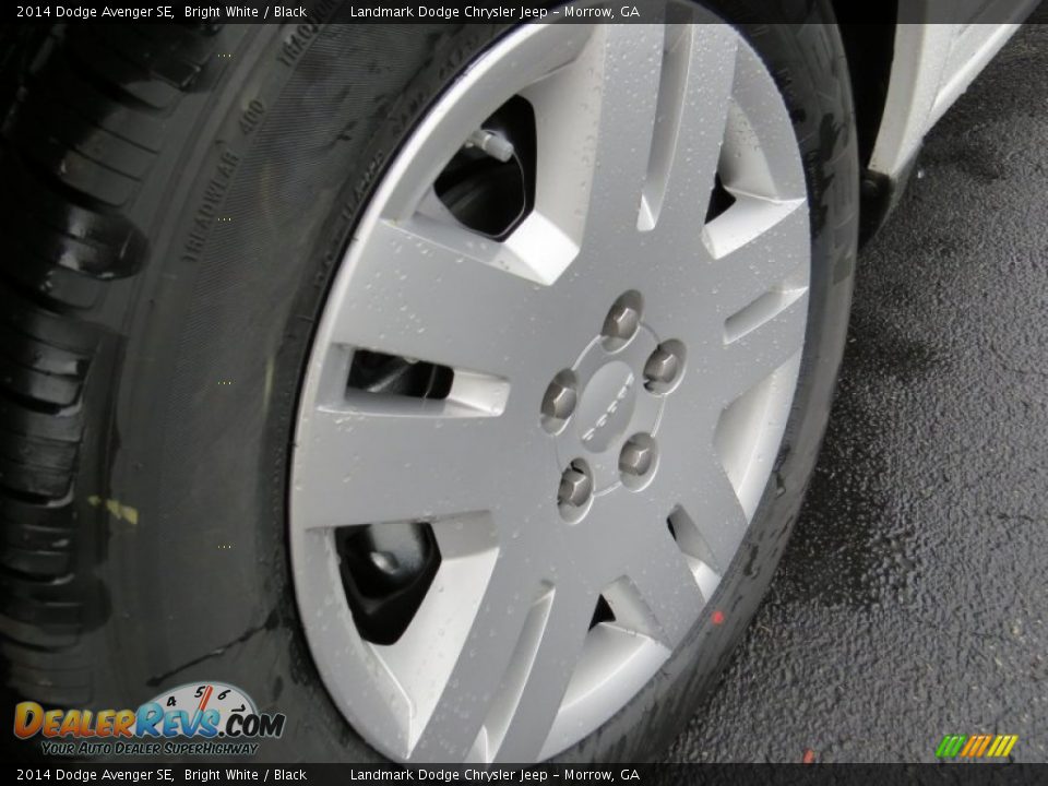 2014 Dodge Avenger SE Bright White / Black Photo #5
