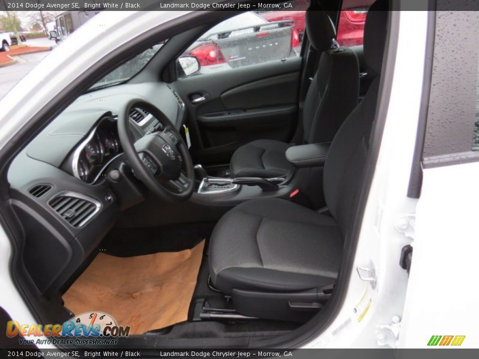 2014 Dodge Avenger SE Bright White / Black Photo #6