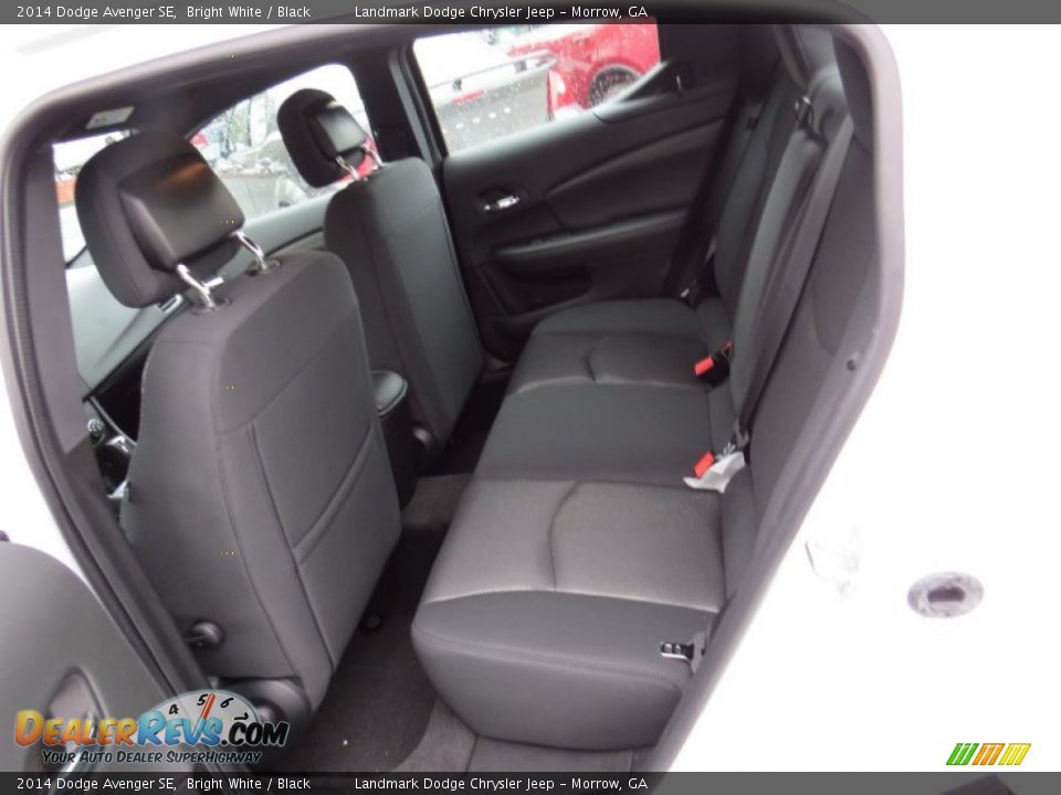 2014 Dodge Avenger SE Bright White / Black Photo #8
