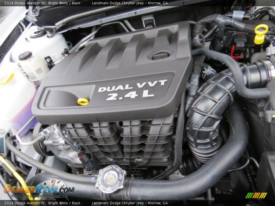 2014 Dodge Avenger SE Bright White / Black Photo #9