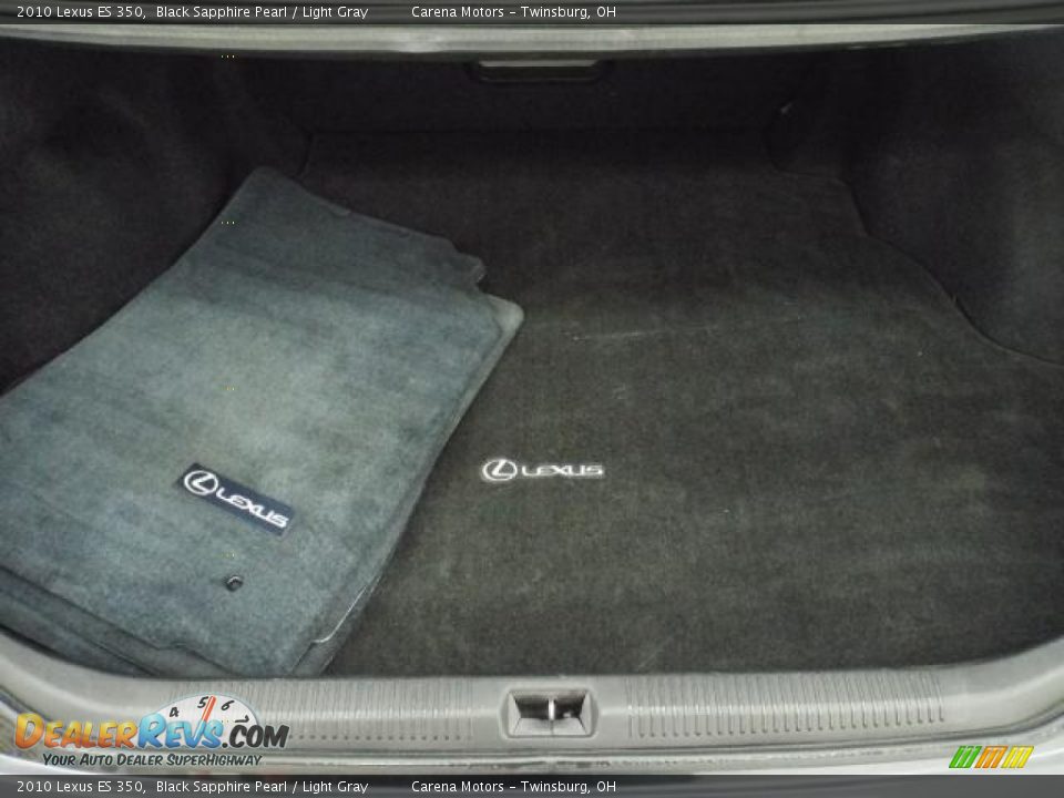 2010 Lexus ES 350 Black Sapphire Pearl / Light Gray Photo #13