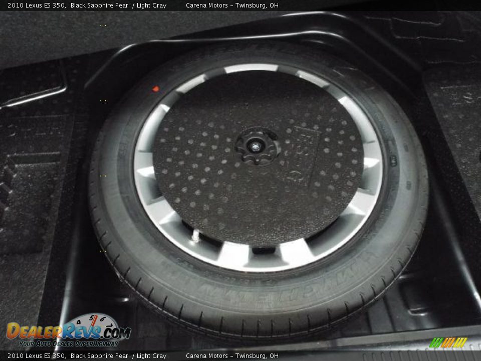 2010 Lexus ES 350 Black Sapphire Pearl / Light Gray Photo #14