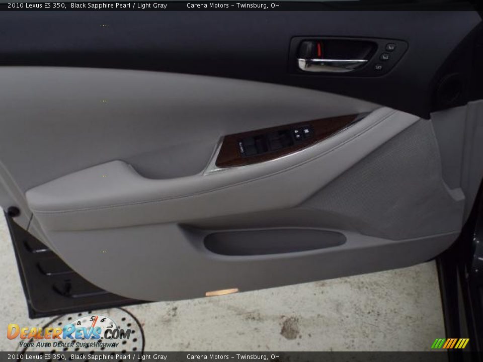 2010 Lexus ES 350 Black Sapphire Pearl / Light Gray Photo #15
