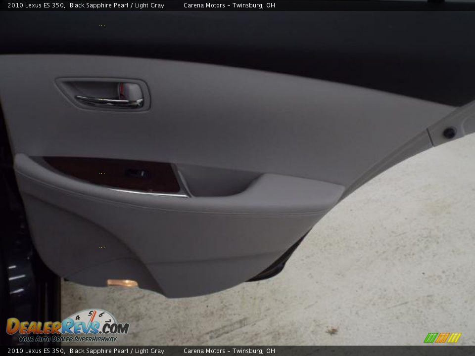2010 Lexus ES 350 Black Sapphire Pearl / Light Gray Photo #18