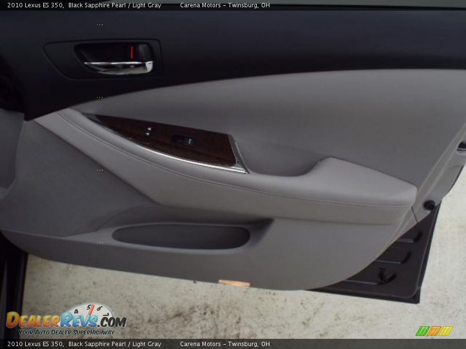 2010 Lexus ES 350 Black Sapphire Pearl / Light Gray Photo #19