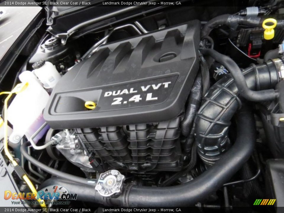 2014 Dodge Avenger SE Black Clear Coat / Black Photo #9