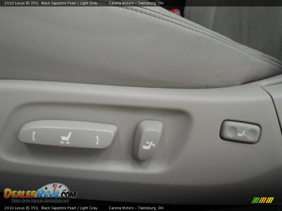 2010 Lexus ES 350 Black Sapphire Pearl / Light Gray Photo #24