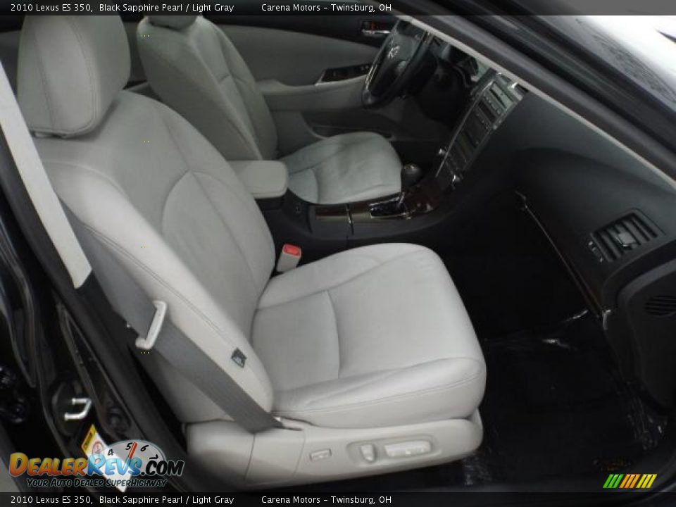 2010 Lexus ES 350 Black Sapphire Pearl / Light Gray Photo #25