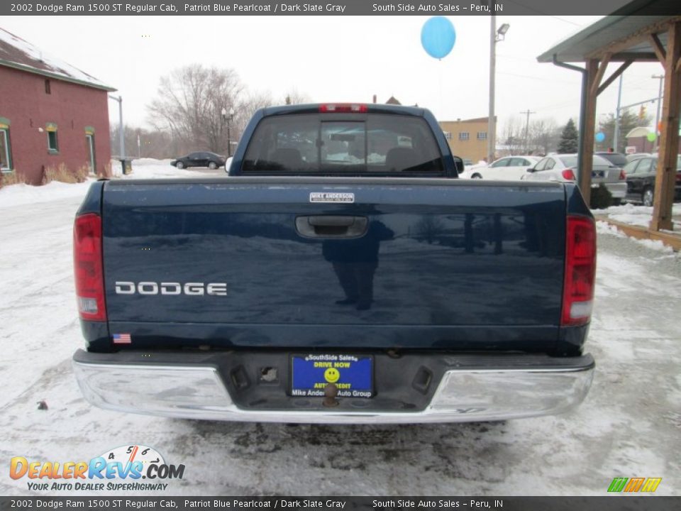 2002 Dodge Ram 1500 ST Regular Cab Patriot Blue Pearlcoat / Dark Slate Gray Photo #6