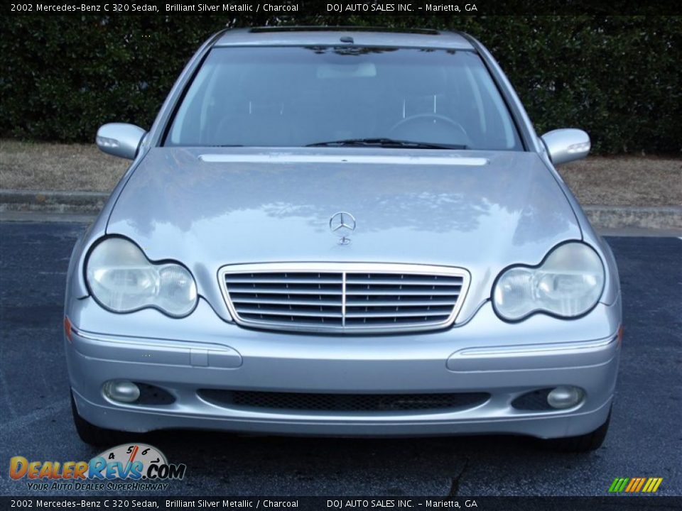 2002 Mercedes-Benz C 320 Sedan Brilliant Silver Metallic / Charcoal Photo #6