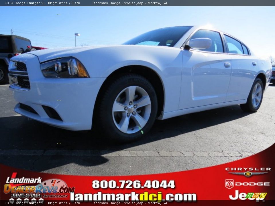 2014 Dodge Charger SE Bright White / Black Photo #1
