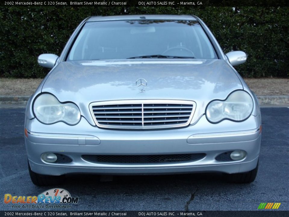 2002 Mercedes-Benz C 320 Sedan Brilliant Silver Metallic / Charcoal Photo #7