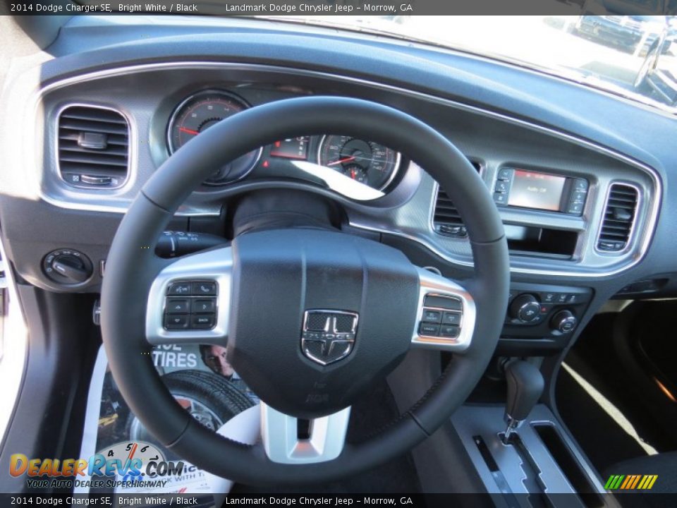 2014 Dodge Charger SE Bright White / Black Photo #7