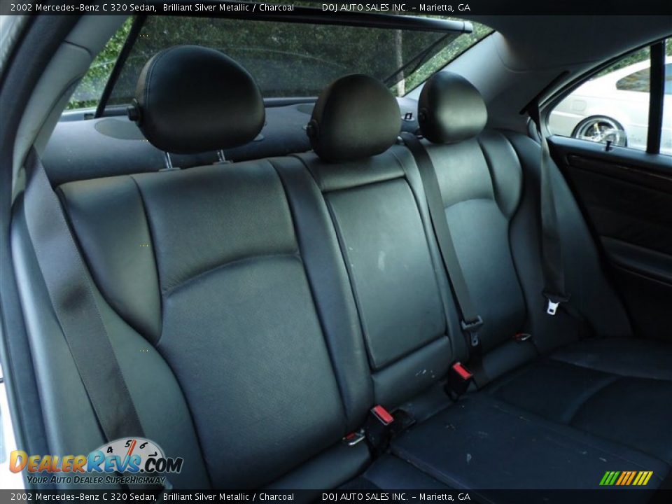 2002 Mercedes-Benz C 320 Sedan Brilliant Silver Metallic / Charcoal Photo #15