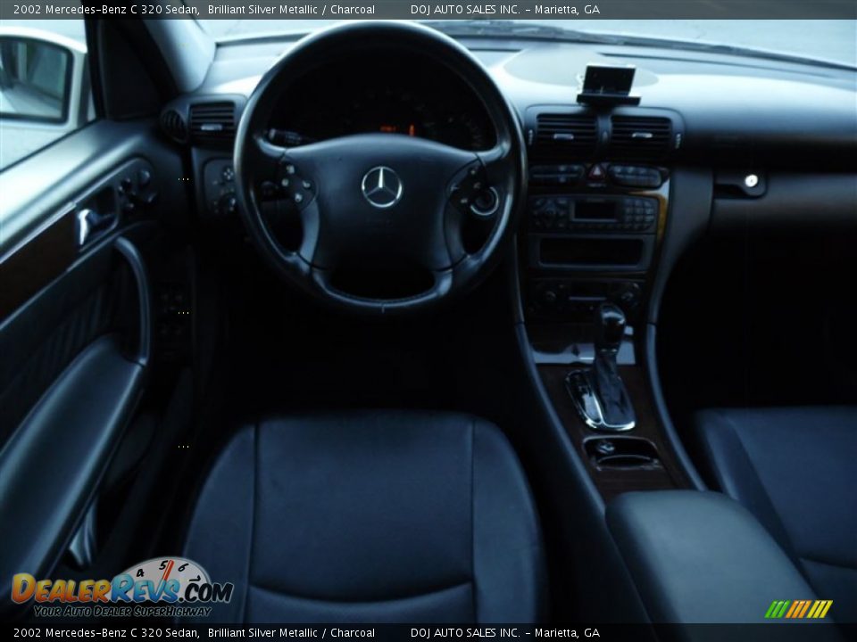 2002 Mercedes-Benz C 320 Sedan Brilliant Silver Metallic / Charcoal Photo #16