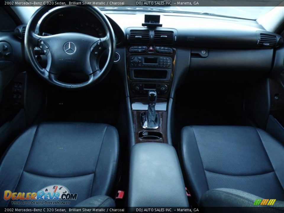2002 Mercedes-Benz C 320 Sedan Brilliant Silver Metallic / Charcoal Photo #17