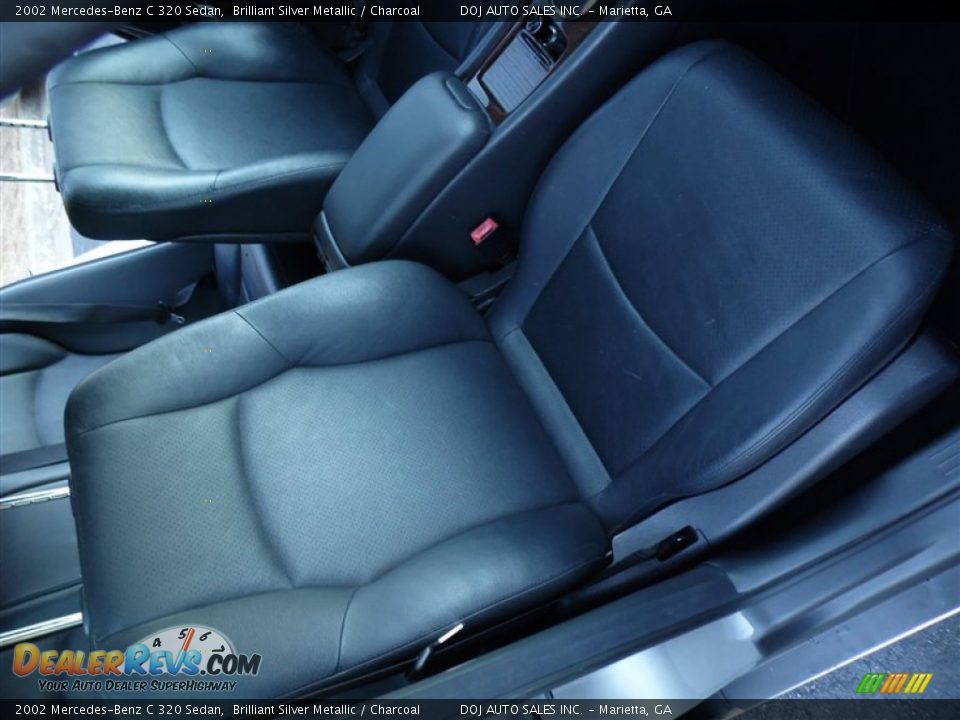 2002 Mercedes-Benz C 320 Sedan Brilliant Silver Metallic / Charcoal Photo #22