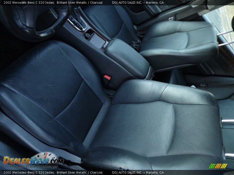2002 Mercedes-Benz C 320 Sedan Brilliant Silver Metallic / Charcoal Photo #23