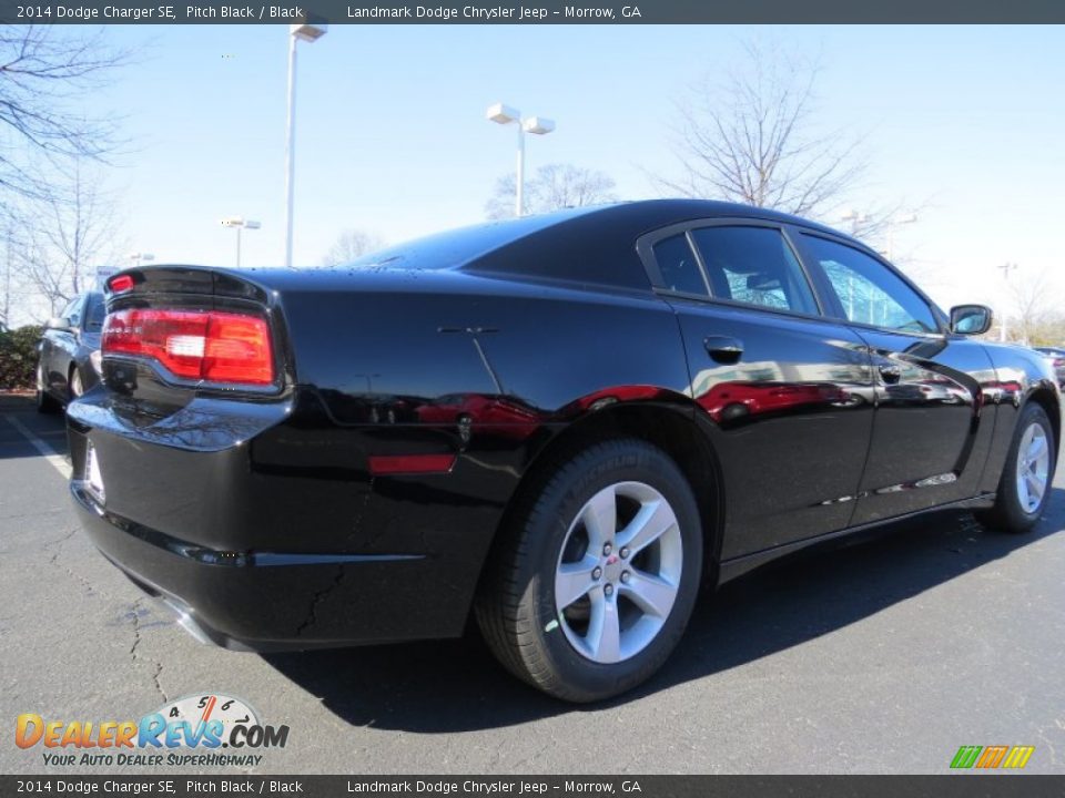 2014 Dodge Charger SE Pitch Black / Black Photo #3