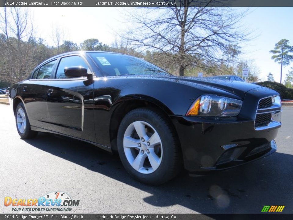 2014 Dodge Charger SE Pitch Black / Black Photo #4