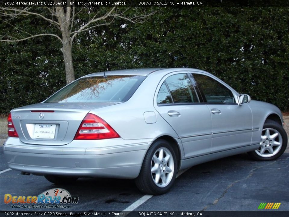 2002 Mercedes-Benz C 320 Sedan Brilliant Silver Metallic / Charcoal Photo #29