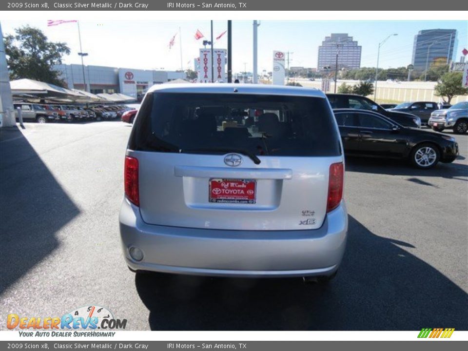 2009 Scion xB Classic Silver Metallic / Dark Gray Photo #6
