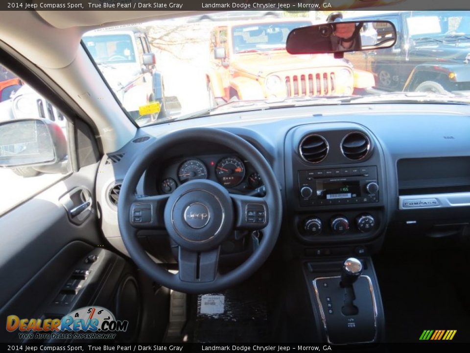 2014 Jeep Compass Sport True Blue Pearl / Dark Slate Gray Photo #8