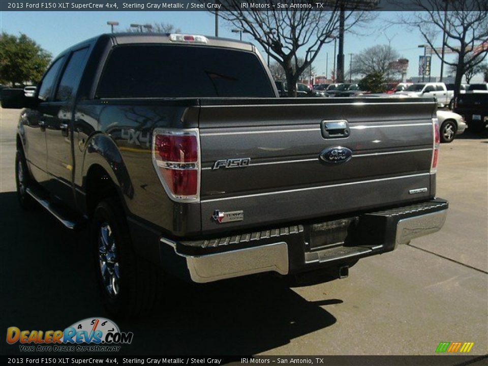 2013 Ford F150 XLT SuperCrew 4x4 Sterling Gray Metallic / Steel Gray Photo #4