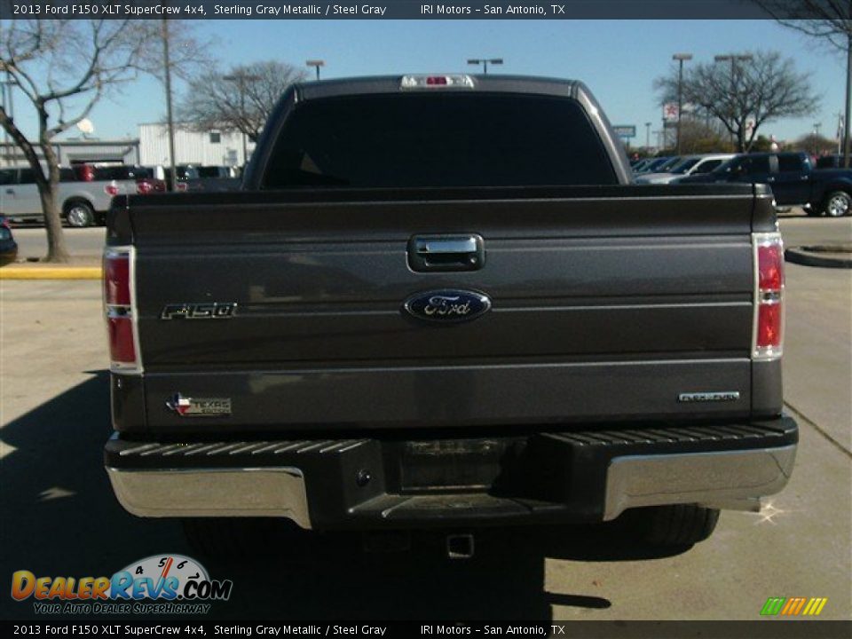 2013 Ford F150 XLT SuperCrew 4x4 Sterling Gray Metallic / Steel Gray Photo #5