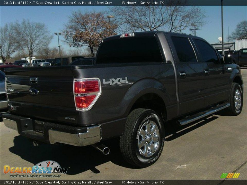 2013 Ford F150 XLT SuperCrew 4x4 Sterling Gray Metallic / Steel Gray Photo #6