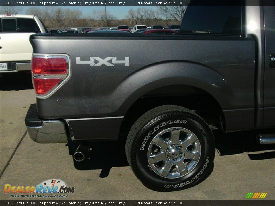 2013 Ford F150 XLT SuperCrew 4x4 Sterling Gray Metallic / Steel Gray Photo #7