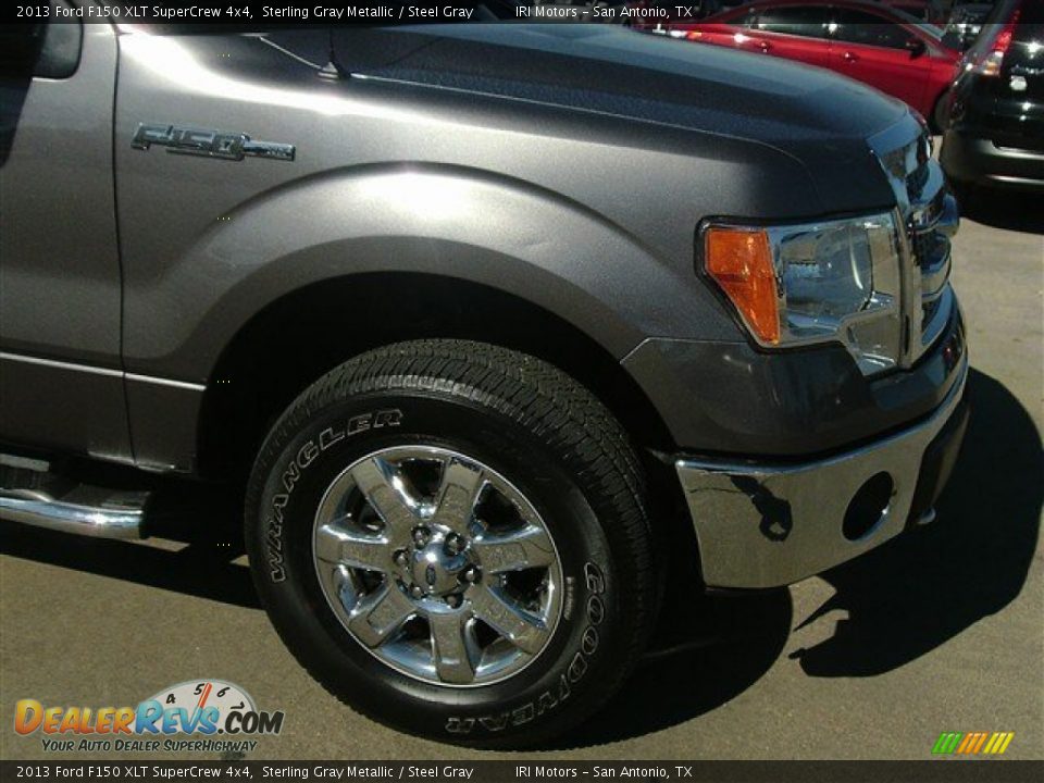 2013 Ford F150 XLT SuperCrew 4x4 Sterling Gray Metallic / Steel Gray Photo #9
