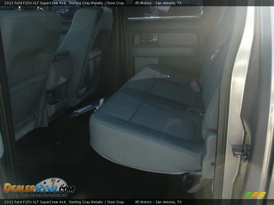2013 Ford F150 XLT SuperCrew 4x4 Sterling Gray Metallic / Steel Gray Photo #10