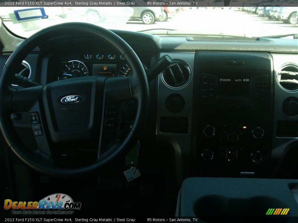2013 Ford F150 XLT SuperCrew 4x4 Sterling Gray Metallic / Steel Gray Photo #11