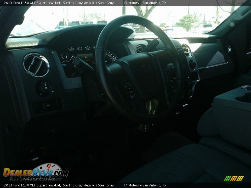 2013 Ford F150 XLT SuperCrew 4x4 Sterling Gray Metallic / Steel Gray Photo #12