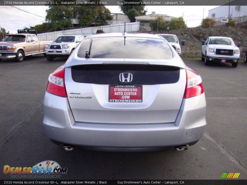 2010 Honda Accord Crosstour EX-L Alabaster Silver Metallic / Black Photo #5